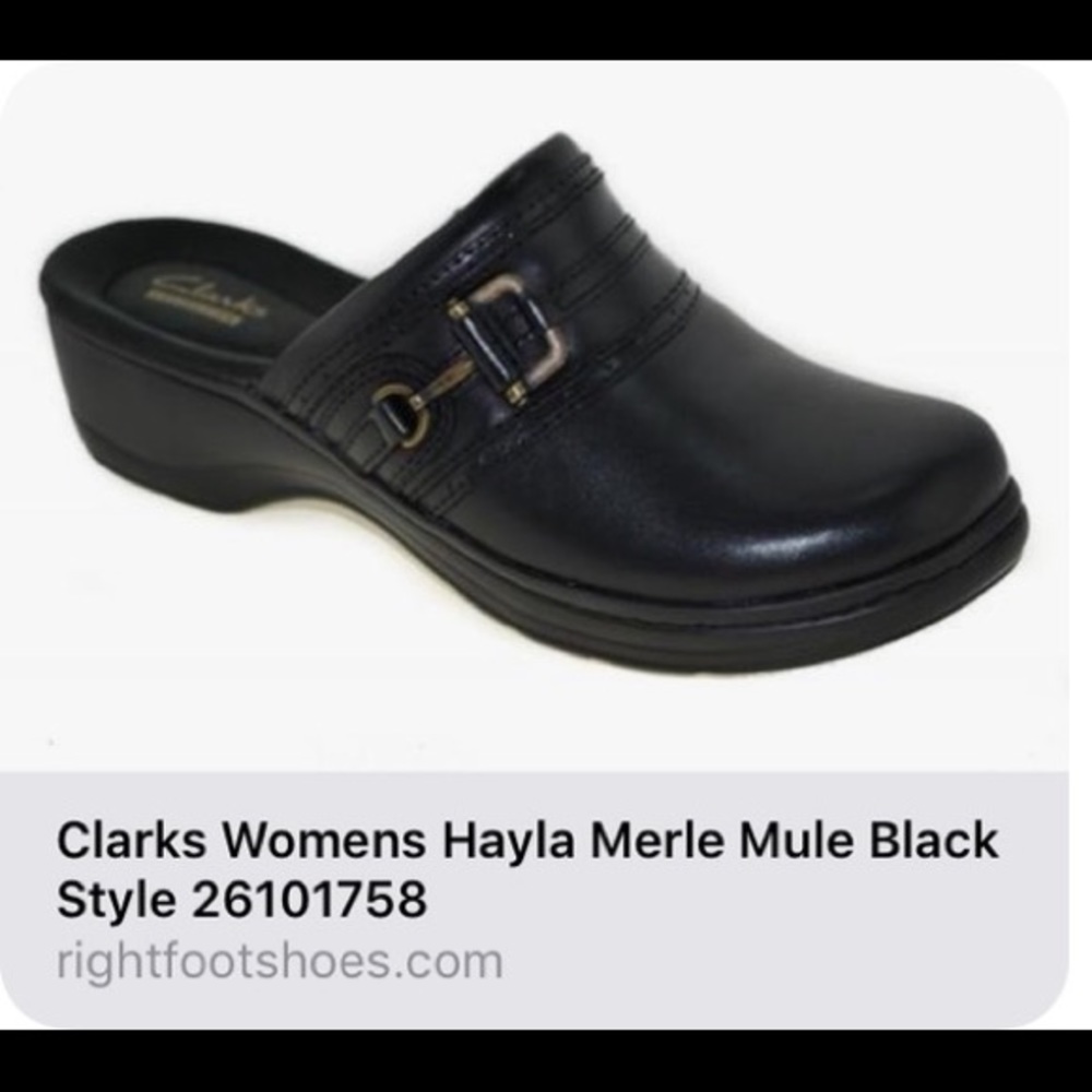 Clarks Womens Hayla Merle Mule